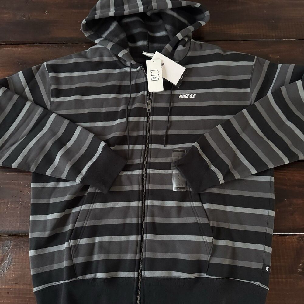 Nike SB SAMPLE Striped Full Zip Hoodie